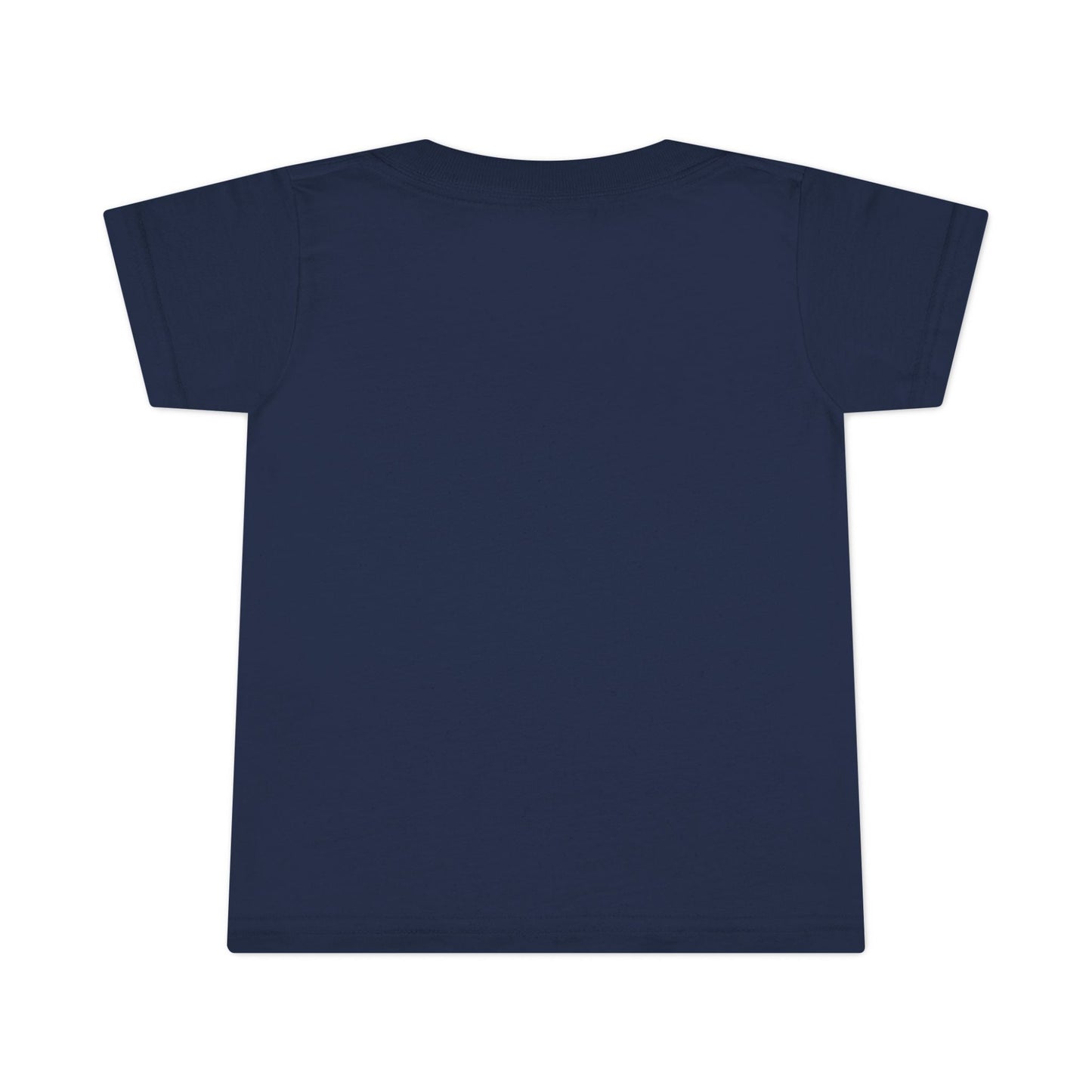 Navy toddler T-shirt with a detailed city map print, featuring colorful vehicles, buildings, and roads for kids who enjoy playful and educational designs.