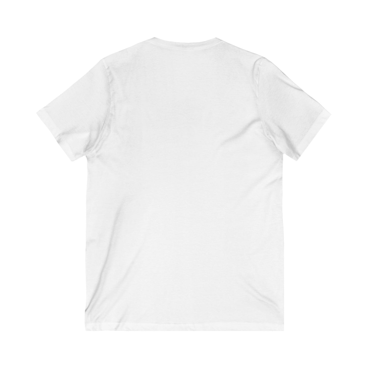 Back side of white T-shirt.