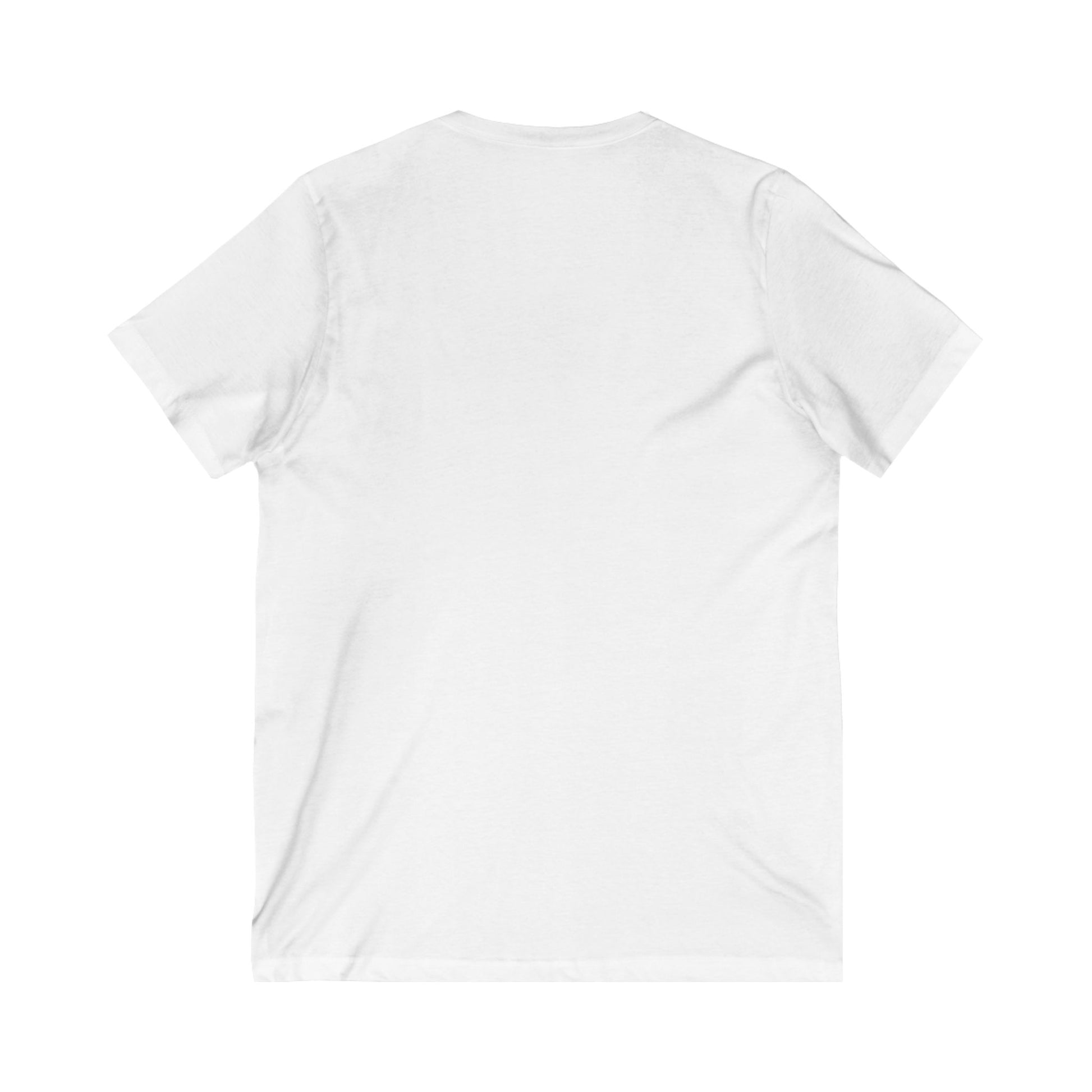 Back side of white T-shirt.