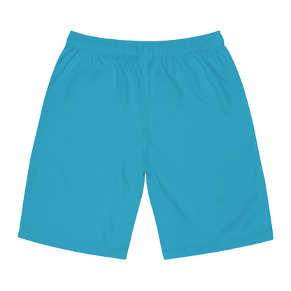 Vibrant Turquoise Men's Swimwear.